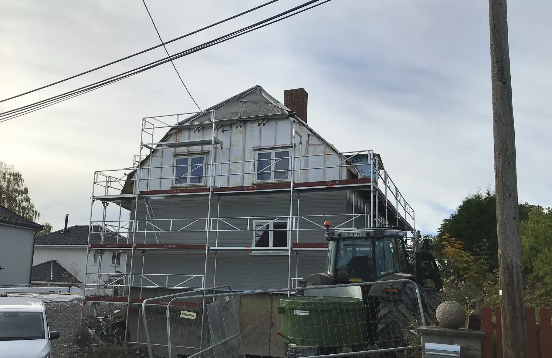 Rehabilitering av hus utført av Byggmester Hvidsten på Hvaler og Fredrikstad